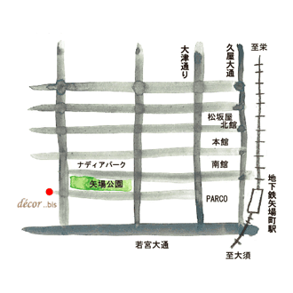 サンデーママデコールビス:地図